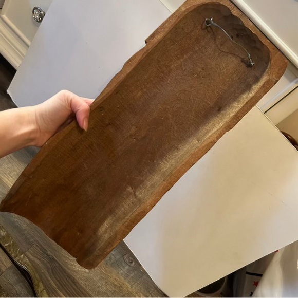 Wooden hand carved wall art. - Picture 3 of 3